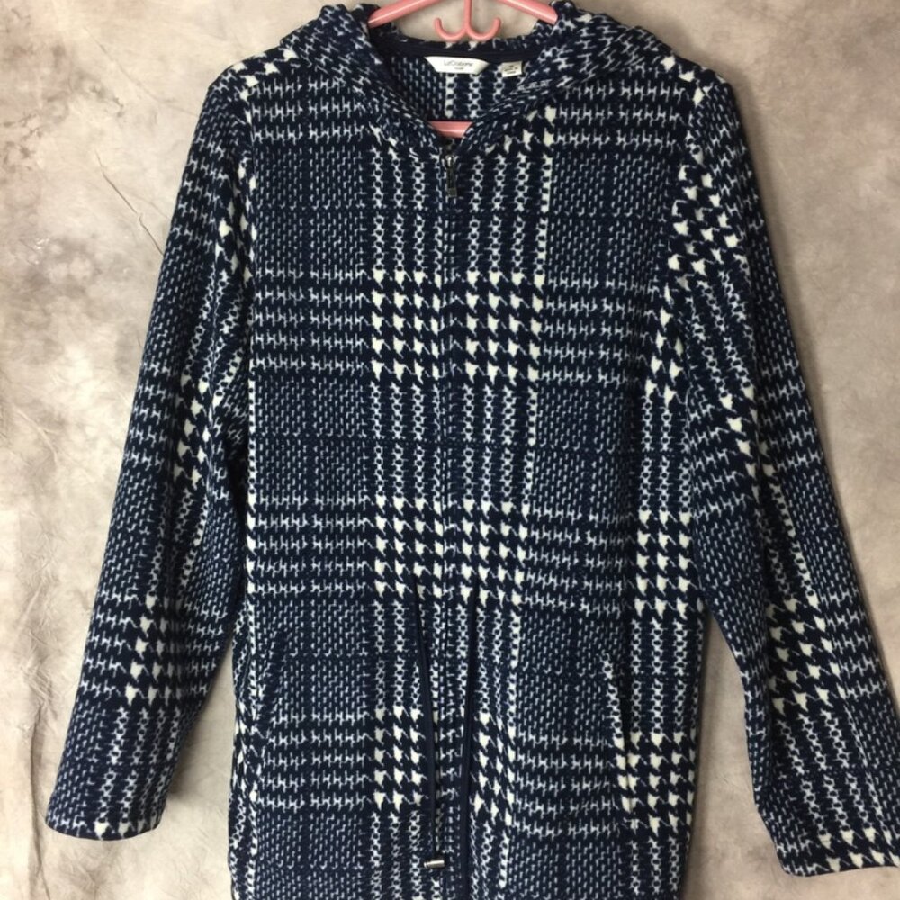 Liz Clairborne Soft Hoodie Zip Up Size 16. Super Soft